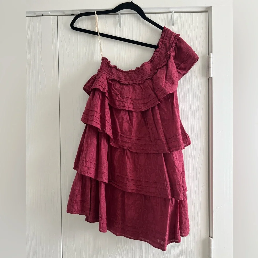 Cleobella One‎ Shoulder Cosette Mini Dress - M - Picture 4 of 14